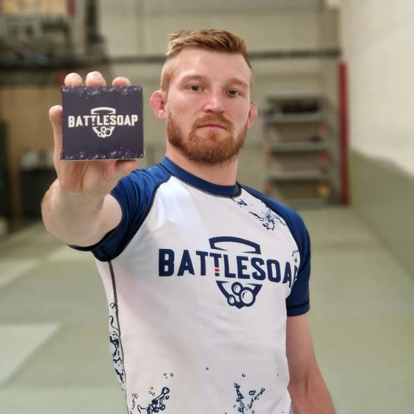 battle soap rashguard and soap bar
